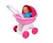 Іграшка дитяча ТехноК Візочок для ляльки рожевий (TH8256)
