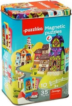 Пазлы магнитные Puzzlika Домики 35 элементов (13470)