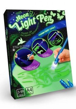 Набір для творчості Danko Toys малювання ультрафіолетом NEON LIGHT PEN (NLP-01-02)
