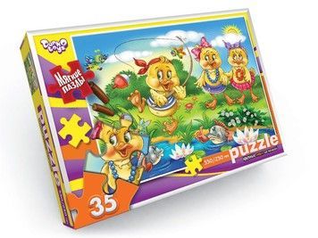 Пазли Danko Toys м'які великі деталі 35ел Каченята (S35-10-11)