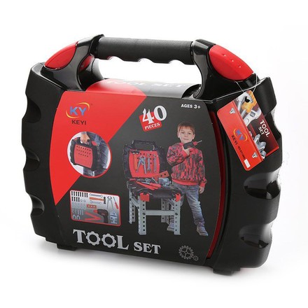 Игровой набор инструментов Tool Set в чемодане 40 предметов (KY1068-151)