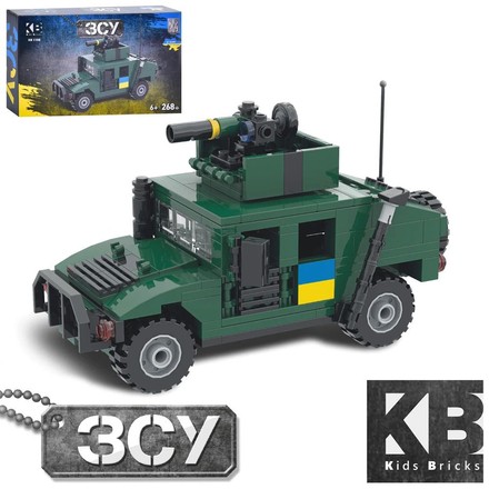 Конструктор Limo Toy Военная техника Hummer 268 дет (KB1108)