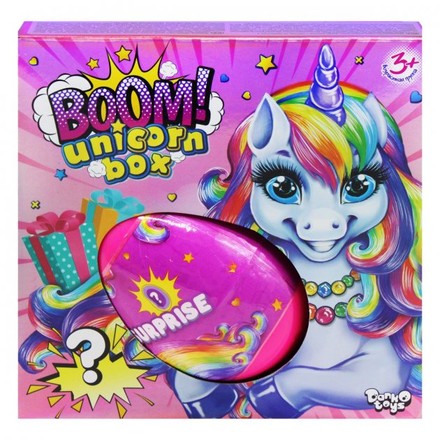 Набор для творчества Danko Toys Игрушка-сюрприз Boom Unicorn Box (BUB-01-01)