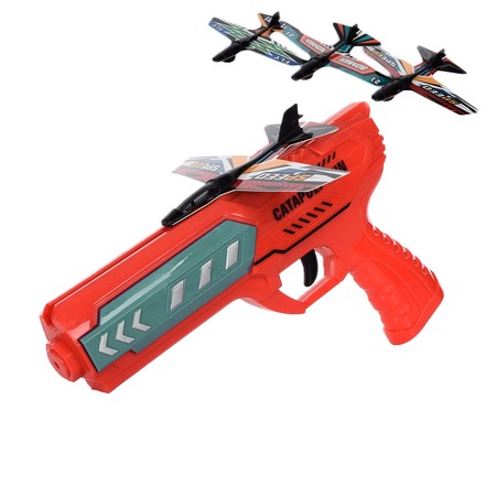 Пістолет Katapult Gun катапульта для запуску літаків червоний (77910RD)