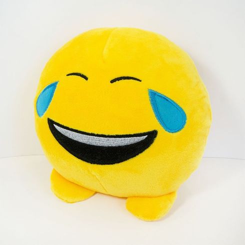 Мягкая игрушка Weber Toys смайлик emoji смехотунчик 18см (WT621)