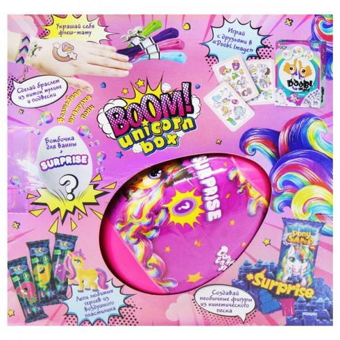 Набір для творчості Danko Toys Іграшка-сюрприз Boom Unicorn Box (BUB-01-01)