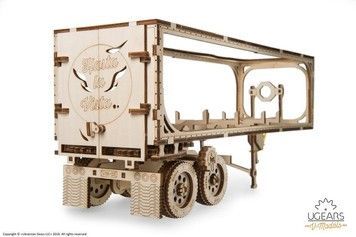Механічний 3D пазл UGEARS Напівпричіп до моделі &laquo;Тягач VM-03&raquo; (70057)
