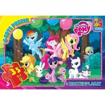Пазлы G-Toys My little Pony 35 эл (MLP007)