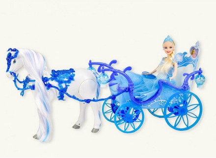 Іграшка Карета з конем та лялечкою (223A)