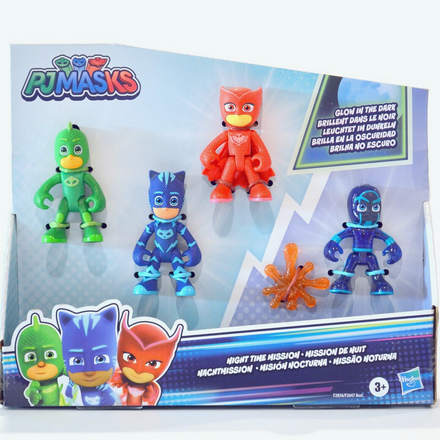 Набір фігурок Hasbro PJMASKS  Герої в масках місія "Ніч" 4шт (F2836/F2647)