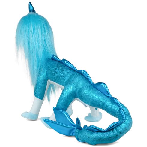 Мягкая игрушка Titatin Дракон Сису голубой 34 см (TT1017)