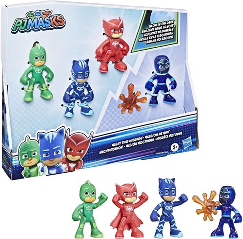 Набір фігурок Hasbro PJMASKS  Герої в масках місія "Ніч" 4шт (F2836/F2647)