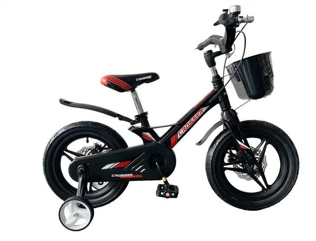 Велосипед двухколесный HUNTER Premium 16" магниевый черный (HPM16BL)