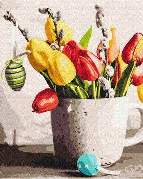 Картина по номерам Brushme Пасхальный букет 40х50 (BS53106)