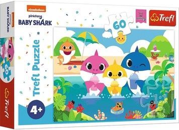 Пазлы Trefl Маленькая акула Акулы на отдыхе 60 эл (17370)