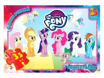 Пазлы G-Toys My little Pony 35 эл (MLP013)