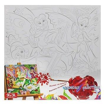 Картина розпис на полотні Danko Toys Феї художниці 31х31см (PX-07-07)
