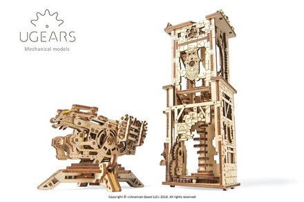 Механічний 3D пазл UGEARS Вежа-Аркбалліста (70048)