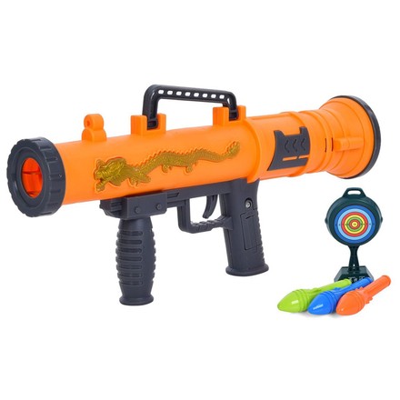 Іграшковий ручний граномет із снарядами та мішенню 26 см (636A)