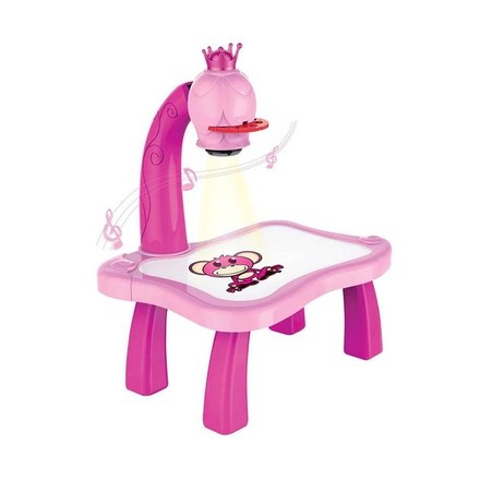 Столик с проектором Limo Toy музыкальный розовый (AK0001ABPN)