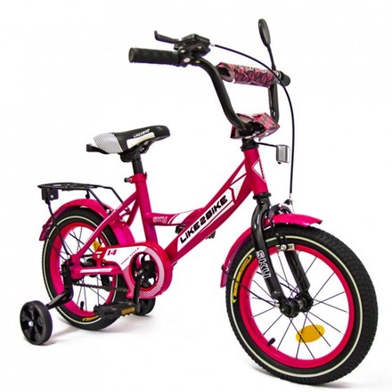 Велосипед дитячий Like2Bike Sky 14 дюймів рожевий (211403)