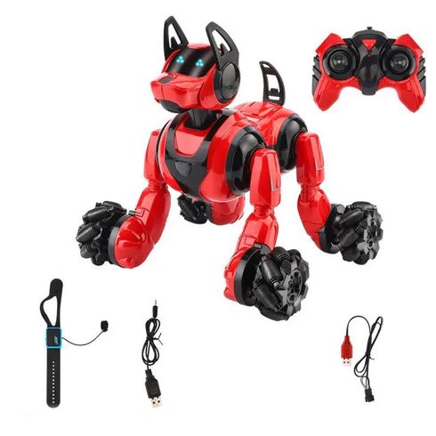 Іграшка інтерактивна Stunt Dog песик-робот на радіокеруванні (666-800RD)