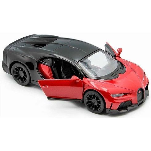 Игрушечная модель Kinsmart Bugatti Chiron Supersport 1:38 металлическая инерционная красная (KT5423WRD)