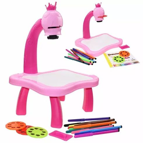 Столик з проектором Limo Toy музичний рожевий (AK0001ABPN)