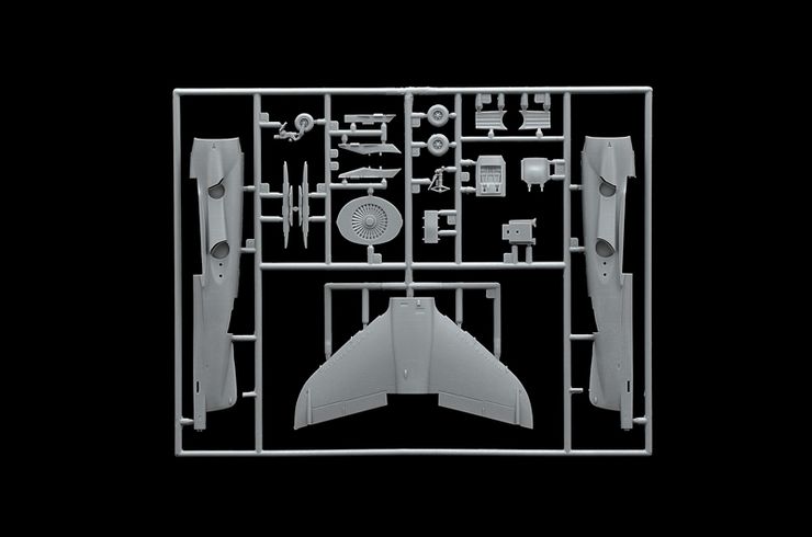 Сборная модель ITALERI Истребитель-бомбардировщик HARRIER GR.1 1:72 (IT1435)