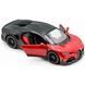 Игрушечная модель Kinsmart Bugatti Chiron Supersport 1:38 металлическая инерционная красная (KT5423WRD)