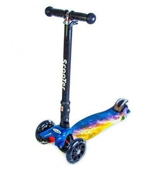 Самокат дитячий Scale Sport Scooter Maxi Всесвіт складаний (442993881)