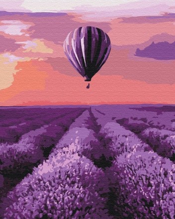 Картина для рисования по номерам Brushme Воздушный шар в Провансе 40х50см (BS32305)