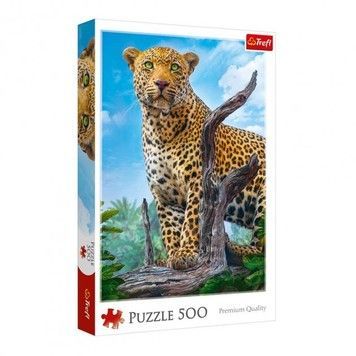 Пазли Trefl Дикий леопард 500шт. (37332)