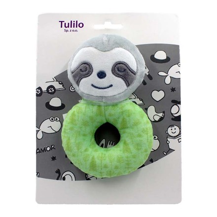 Іграшка брязкальце Tulilo Лінивець 15см зелена (9042)