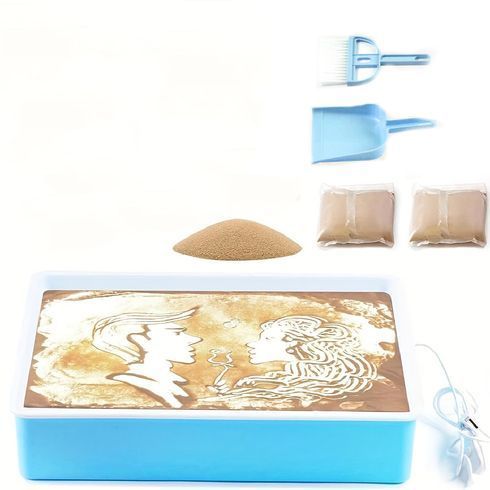 Набор для рисования Sand Painting планшет рисование песком голубой (KB8202BL)