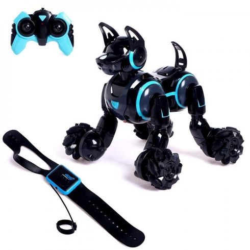 Іграшка інтерактивна Stunt Dog песик-робот на радіокеруванні (666-800BLC)