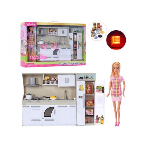 Кукла Defa Lucy с кухней  29 см (6085MFC)