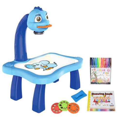 Столик с проектором Limo Toy музыкальный голубой (AK0001ABBL)