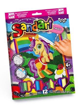 Набор для творчества Danko Toys Фреска из песка SandArt Пони (SA-02-08)
