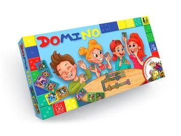Настольная игра Danko Toys Домино Любимые сказки (синий) (рус.) (DTG-DMN-02)