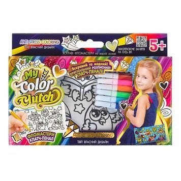 Набор для творчества Danko Toys My color сlutch с фломастерами совенки (CCL-02-02U)