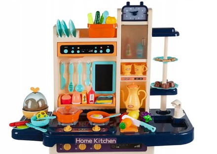 Кухня детская Limo Toy Home Kitchen интерактивная с набором посуды 65 предметов (889-161)