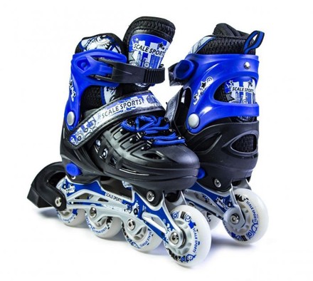 Набор роликовые коньки Scale Sports LF 905 S (28-33) синие (LFC905SBLUE)