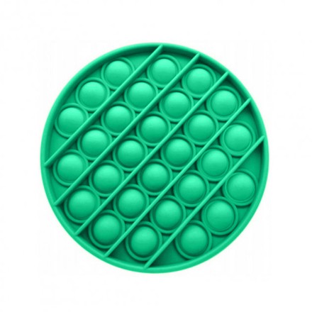 Игрушка детская POP IT Антистресс силиконовый круглый зеленый (A4104GR)