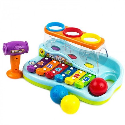 Іграшка дитяча Limo Toy ксилофон з молотком (JT9199)