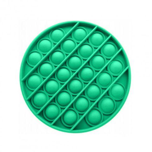 Игрушка детская POP IT Антистресс силиконовый круглый зеленый (A4104GR)