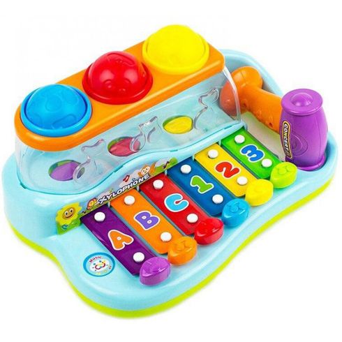 Іграшка дитяча Limo Toy ксилофон з молотком (JT9199)