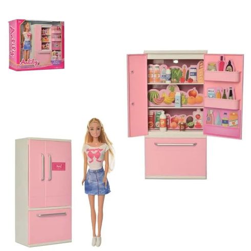 Кукла Anlily холодильник набор с продуктами (99270)