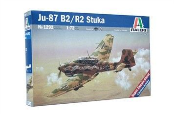 Сборная модель ITALERI пикирующий бомбардировщик JU-87 B2/R2 STUKA 1:72 (IT1292)