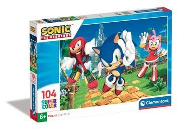 Пазл Clementoni SuperColor Сонік і його команда 104 елементи (27256)